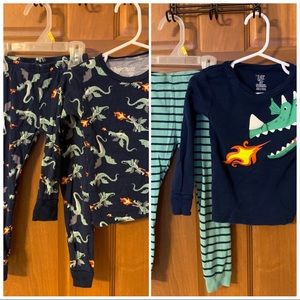 🎉BUNDLE🎉 Toddler boys dragon pajama sets